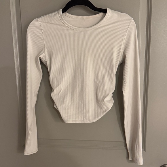 lululemon athletica Tops - Lululemon All it Takes Back-Twist Ribbed Long Sleeve Shirt